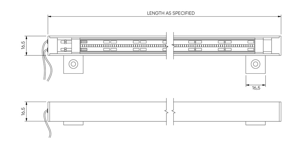 Exterior LED Channel