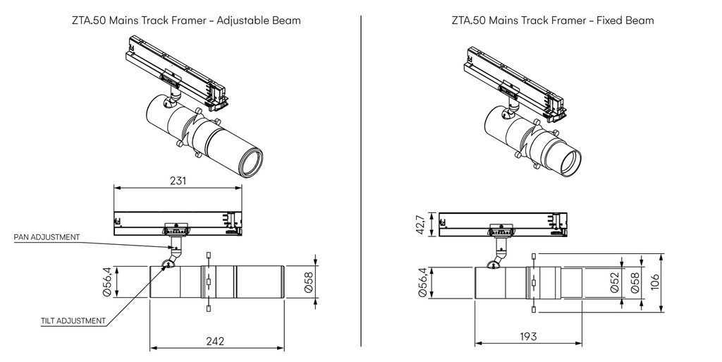 ZTA.50.Mains Track.Framer